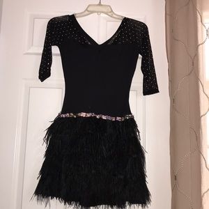 Ballroom Dance Black Concert/Competition Dress